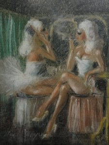 Marina Dialeti: Ballerinas at the Dressing Room